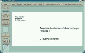 Abbildung 3: ... einen langen Namen hat: Der seitliche Abstand bleibt konstant.