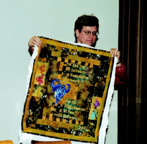 Abbildung 2: Guido van Rossum erhielt für die Skriptsprache Python den Free Software Award 2002.
