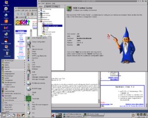 Die finale Version von KDE2: In Halloween Linux ist sie schon enthalten.