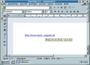 Abbildung 5: In der Version 5.2 griffen textliche Änderungen an Links nicht auf deren Funktion durch (links). Dieser Bug ist jetzt beseitigt (rechts).