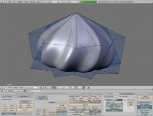 Abbildung 2: Alleskönner: Blender ist die leistungsfähigste Open-Source-3D-Anwendung. Das Interface ist jedoch sehr überladen und lenkt selbst erfahrene Anwender von der eigentlichen Arbeit ab.