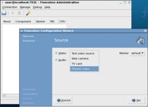 Abbildung 1: Der freie Flumotion-Server streamt im Theora-Format und verarbeitet analoges wie auch digitales Video.