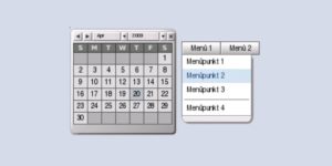 Abbildung 2: Grafisch anspruchsvolle Widgets mit nur wenigen Zeilen XML-Code: Die Openlaszlo-Plattform nutzt die grafischen Fähigkeiten von Flash als Basis für Rich-Internet-Applikationen.