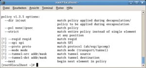 Abbildung 2: IPtables kann ab der Version 1.3.5 mit dem Policy-Match IPsec-Pakete erkennen.