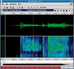 Abbildung 2: Der Snack-basierte Wavesurfer dient als leistungsfähiger Soundeditor und als Analysesoftware für Audio. Das Tool stammt von einen Uni-Institut, das Sprache, Musik und Hörwahrnehmung erforscht.