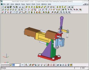 Abbildung 4: Dar Autocad-Konkurrent Varicad eignet sich gut zur räumlichen Konstruktion kleinerer Maschinenteile.
