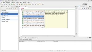 Abbildung 4: Das von Zend initiierte PDT-Plugin macht die bekannten Eclipse-Features, zum Beispiel einen leistungsfähigen Editor und einen Debugger, für PHP verfügbar.