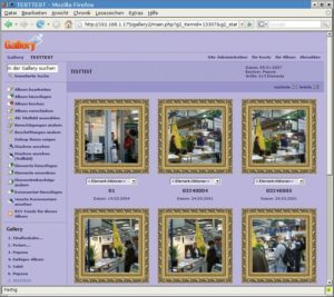 Abbildung 6: Auf Wunsch auch mit Rahmen: Das Aussehen der Fotogalerien in Gallery 2 lässt sich über das Webinterface flexibel anpassen.