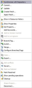 Abbildung 6: Alle Subversion-Operationen im Kontextmenü des Dateibrowsers: Subclipse bindet das CVS in die Eclipse-IDE ein.