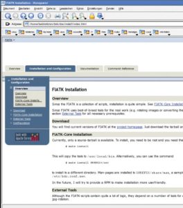 Abbildung 2: Wenn der Benutzer den zweiten Reiter »Installation and Configuration« wählt, ändert sich auch der angezeigte Menüpunkt.