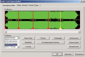 Abbildung 2: Einen Audio-Editor kriegen nur Windows-User zu sehen - der Linux-Version verweigert Nero diese und andere Komfortfunktionen.