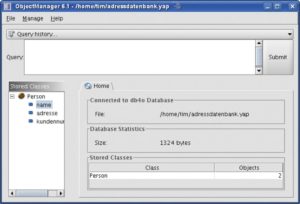 Abbildung 2: Der »ObjectManager« bietet einen ersten, schnellen Einblick in eine Datenbank.
