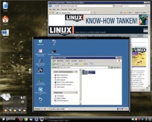 Abbildung 1: Redesktop überträgt den ganzen Windows-Desktop oder einzelne Anwendungsfenster auf den Linux-Rechner. Auch Dateifreigaben des Clientsystems kosten nur einen Kommandozeilenparameter.