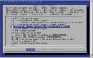 Abbildung 3: Die markierte Option »Provide NFS Client caching support« aktiviert schließlich den Cache für NFS.