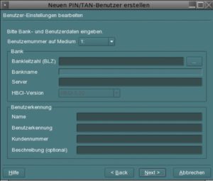 Abbildung 5: Bank finden leicht gemacht: Die Suchfunktion ergänzt nach Eingabe der Bankleitzahl die restlichen Daten automatisch.