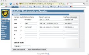 Abbildung 6: Bei der Erstinstallation gibt der Admin per Nuface-GUI die wichtigsten Parameter der Appliance vor. Dass das externe Netz immer am Interface »GbE0« angeschlossen ist, erscheint unnötig starr.