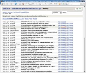 Abbildung 3: Chefsache: Linus selbst initiierte die Kernel-Versionsverwaltung Git.