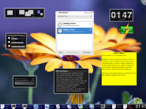 Der Plasma-Desktop macht mit seinen neuen Funktionen einen guten Eindruck.