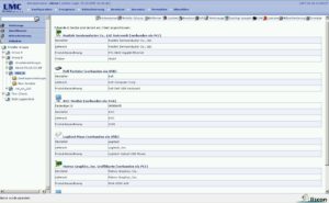 In der Einzel-Anzeige zeigt das Peripherial Inventory die Geräte eines einzelnen Clients und nennt den Schnittstellentyp.