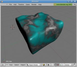 Abbildung 8: Bereits jetzt sorgt die Vorschau in Blender dafür, dass der Designer Form und Farbe von räumlichen Objekten beurteilen kann. GLSL-Shader bringen in künftigen Versionen noch mehr Realismus in Echtzeit.