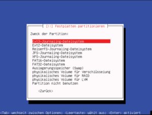 Abbildung 2: Das Partitionierungsprogramm des Ubuntu-Servers erlaubt sowohl das Erzeugen von Softraids als auch von LVM-Volumes.
