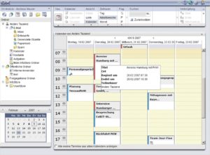 Abbildung 2: Der Mail-Xchange-Kalender von 1&1 basiert auf der Lösung von Open-Xchange und erspart dem Kunden die Pflege eines eigenen Groupwareservers.