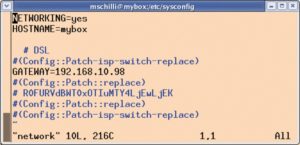 Abbildung 3: Mit Hilfe des Moduls Config::Patch modifizierte Konfigurationsdatei.