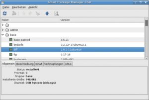 Abbildung 4: Vielversprechende Ansätze, insgesamt allerdings noch im Betastadium. Der Smart-Paketmanager trägt seinen Namen zu Recht, leistet sich aber gelegentlich noch Programmabstürze.