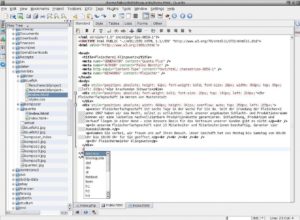 Abbildung 5: Vollwertige Entwicklungsumgebung: Mit Code-Vervollständigung und einem PHP-Debugger bewegt sich der Leistungsumfang von Quanta in Richtung einer IDE wie Eclipse.