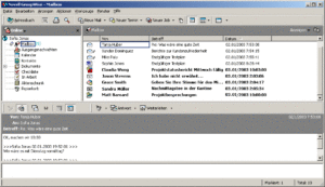 Novells Groupwise bringt einen eigenen Client mit, der mittlerweile dank Java auch unter Linux bereit steht. Das Look and Feel ist dabei stark an Outlook angelehnt.