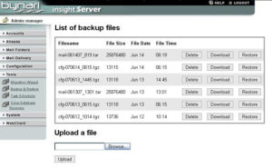 Einfach, aber funktional: Der Webclient von Bynaris Insight.