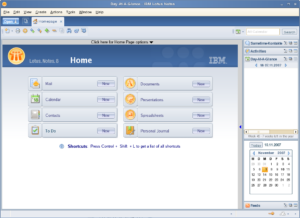 Eher eine Plattform für die Anwendungsentwicklung denn eine Groupware: das Gespann Lotus Notes und Domino Server.