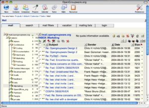 Opengroupware kommt mit umfangreichen Modulen und unterstützt zahlreiche freie Protokolle, darunter auch GroupDAV.