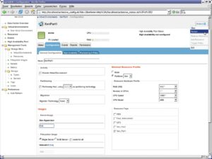 Abbildung 5: OpenQRM &ndash; im Beispiel verwaltet es eine Xen-Instanz &ndash; kann reale und virtuelle Rechner unterschiedslos mit einem Werkzeug managen.