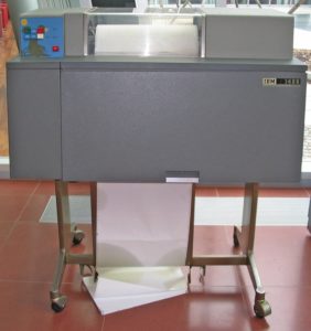 Abbildung 1: Relikt aus der guten alten Zeit: Ein IBM-1403-Zeilendrucker.