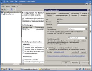 Abbildung 11: Neben dem Server-Manager gibt's die Terminalserver-Konfiguration auch noch als Snap-in für Microsofts Management Console.