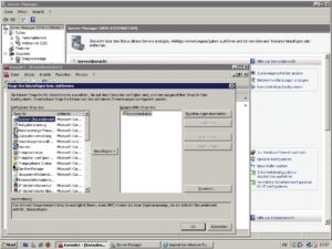 Abbildung 1: Gelungen und vollständig integriert: Der Server-Manager und die Management Console von Windows. Gleiches gilt für die Active-Directory-Tools.
