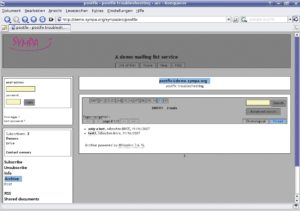 Abbildung 4: Sympa punktet zwar mit umfangreichen Features und lässt sich an LDAP und Datenbanken anbinden, das Webinterface hätte jedoch dringend einen Usability-Experten sowie einen neuen Anstrich verdient.