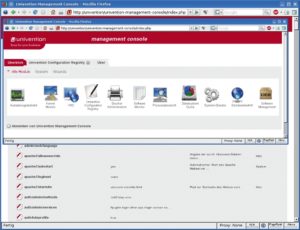 Abbildung 6: Mit der Configuration Registry kann der Admin detaillierte Einstellungen im zentralen LDAP vornehmen und eigene Werte hinzufügen.