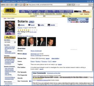 Abbildung 1: Allein auf Basis der Votings, die ein Benutzer in der IMDb abgibt, lässt sich sein Benutzername oft eindeutig mit Profilen matchen, die er auf anderen Filmportalen unterhält.