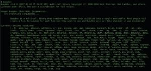 Abbildung 1: Das Busybox-Projekt liefert größenoptimierte Klone der meisten wichtigen Linux-Tools.