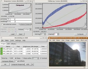 Abbildung 3: Ein kompliziertes, aber leistungsfähiges Werkzeug: Cinepaint arbeitet mit 16 Bit Farbtiefe pro Kanal und erhält daher wesentlich mehr Farbinformationen eines HDR-Bildes als Gimp.
