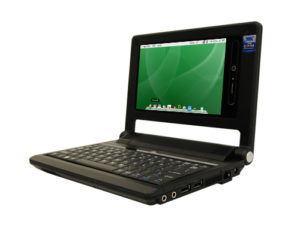 Everex schickte Ende 2007 als letzten Kandidaten das Cloudbook ins Rennen. Die amerikanische Firma hat sich auf Rechner mit dem Google-Linux gOS spezialisiert.