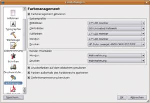 Abbildung 4: Farbschattierungen im Griff: Scribus bot als eine der ersten Linux-Anwendungen ein gutes Farbmanagement.