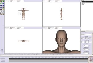 Abbildung 5: Die 3D-Software Art of Illusion sorgt mit einer übersichtlichen Oberfläche, in die viele innovative Ideen einflossen, für eine im Vergleich zu Blender flache Lernkurve.