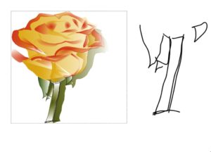 Abbildung 7: Nicht praxistauglich: Beim Import von mit neueren Adobe-Illustrator-Versionen erstellten Zeichnungen kommt nicht viel in Scribus an.