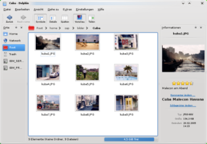 Im Dateimanager Dolphin lassen sich Dateien semantisch taggen.