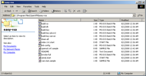 Openvpn bringt mit Easy-rsa einige Skripte mit, die das komplexe Thema Verschlüsselung, Keys, Zertifikate und PKI für den Laien anwendbar machen. Gleichzeitig lassen sich vom Administrator damit auch komplette Infrastrukturen verwalten.