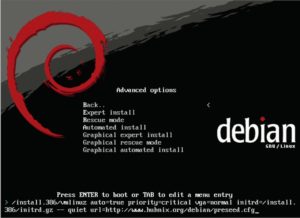 Abbildung 2: Der Debian-Installer hat in Lenny mehr Funktionen. So simpel wie neu ist zum Beispiel eine »Zurück«-Schaltfläche, die so mancher Installierende schmerzlich vermisste.