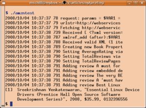 Abbildung 1: Log4perl gibt die Uhrzeit und die verstrichenen Millisekunden seit dem Programmstart an.